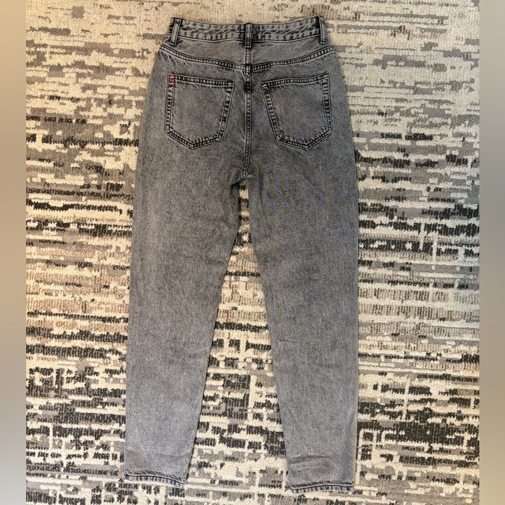 BDG Gray Black Highrise Mom Jeans Size 26 Cotton - Picture 5 of 9